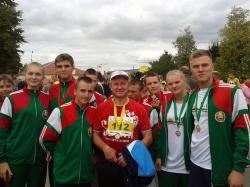 Ветераны ДОСААФ Копыльщины – участники республиканских легкоатлетических соревнованиий